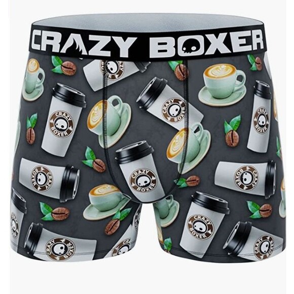 Crazy Boxer Premium Coffee (Take Out Mug) Men's Boxer Briefs - Small - Picture 1 of 3